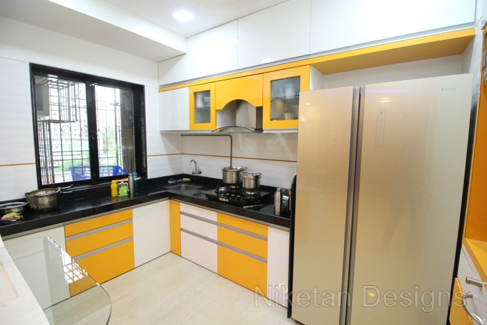 Niketan's modern interior design concept for open kitchen format